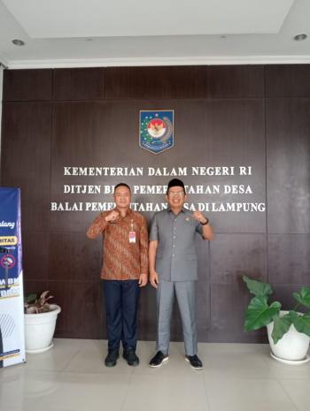 Anggota DPRD Lampung Kunjungi Kemendagri Balai Pemerintahan Desa
